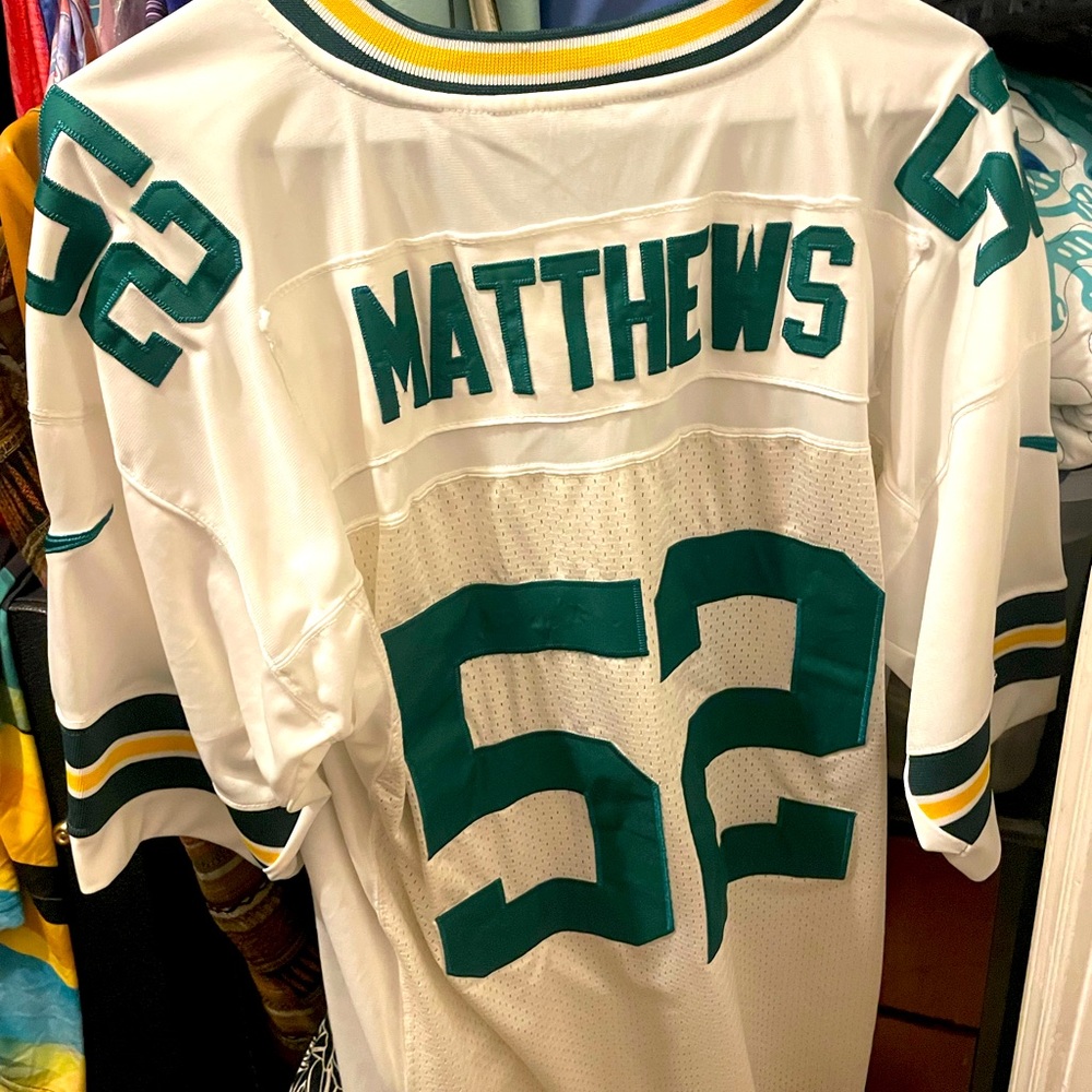 Clay Matthews #52 Greenbay Packers Football Jersey